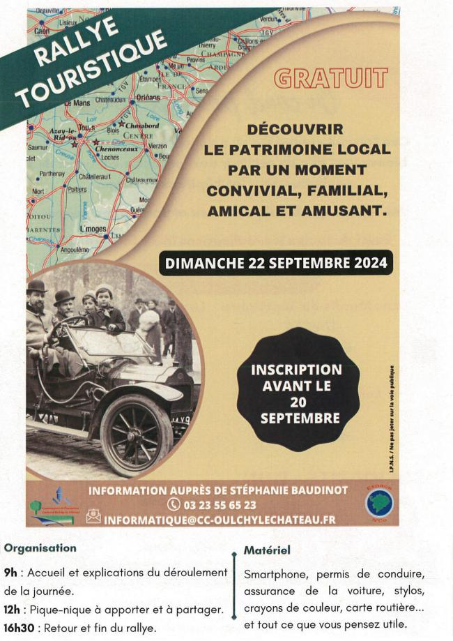 Rallye touristique 2024