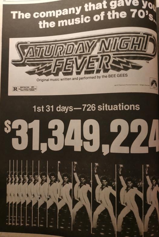 BOX OFFICE USA DU 15 DECEMBRE 1977 AU 21 DECEMBRE 1977