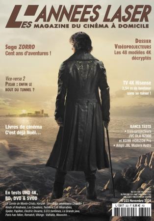 Les Années Laser N° 322 novembre 2024Le Magazine DVD, Blu-Ray, Home Cinéma