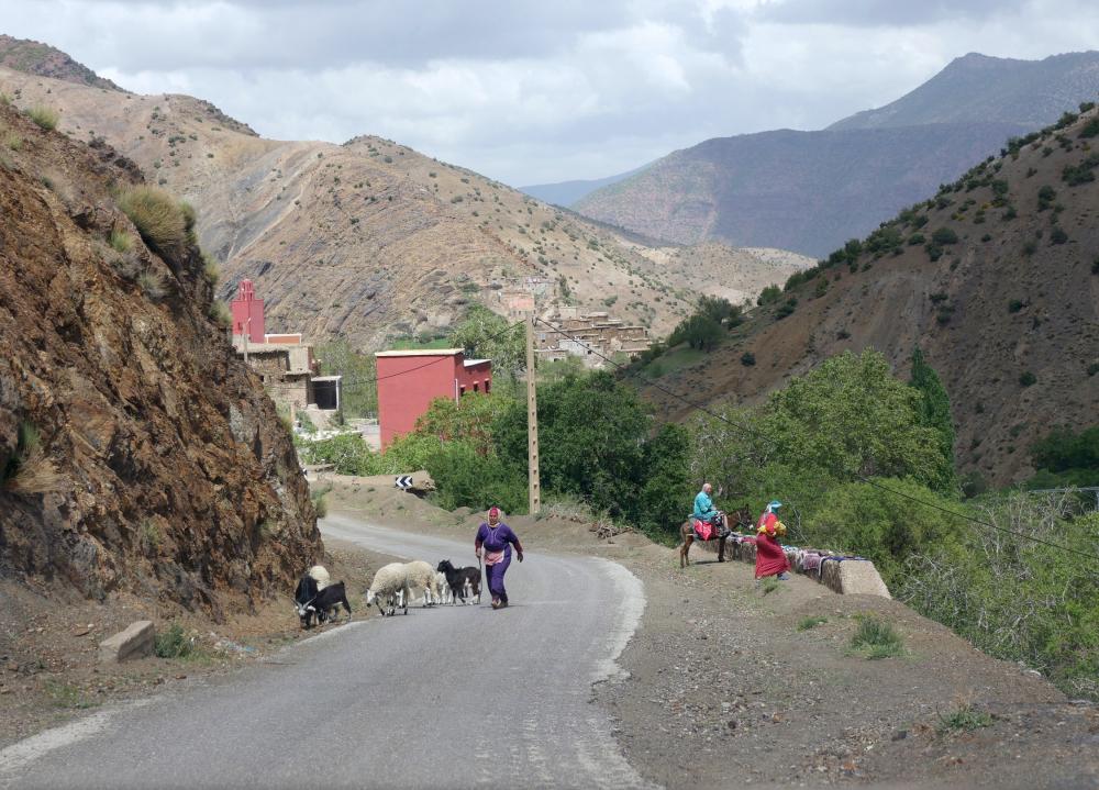 Ouarzazate - Demnate par la R 307