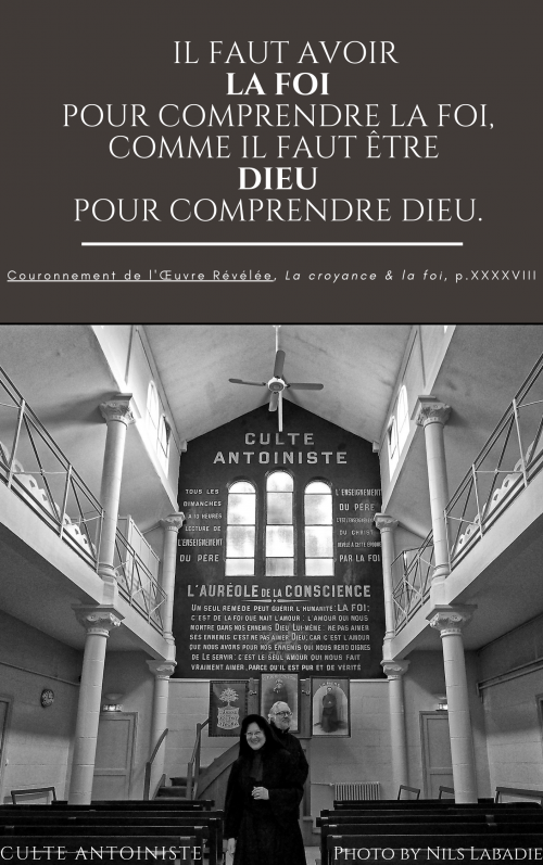 Le Couronnement de l'Œuvre Révélée, La croyance & la foi (p.XXXXVIII)