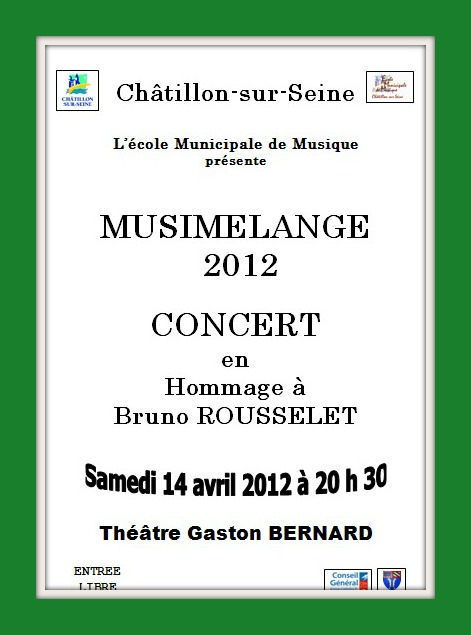 "Musimélange", un concert en hommage à Bruno Rousselet...