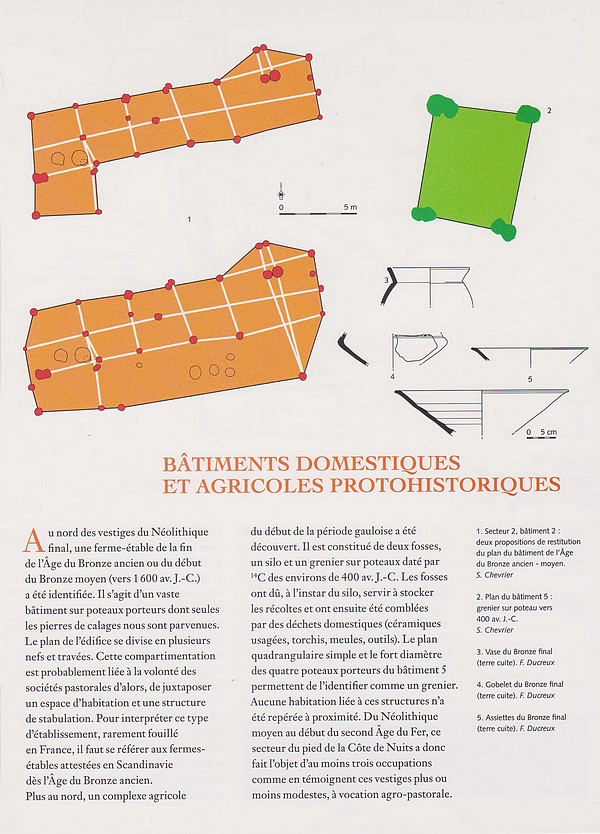 Sébastien Chevrier de L'INRAP, a présenté une conférence sur les origines de la vigne à Gevrey-Chambertin(Côte d'Or)
