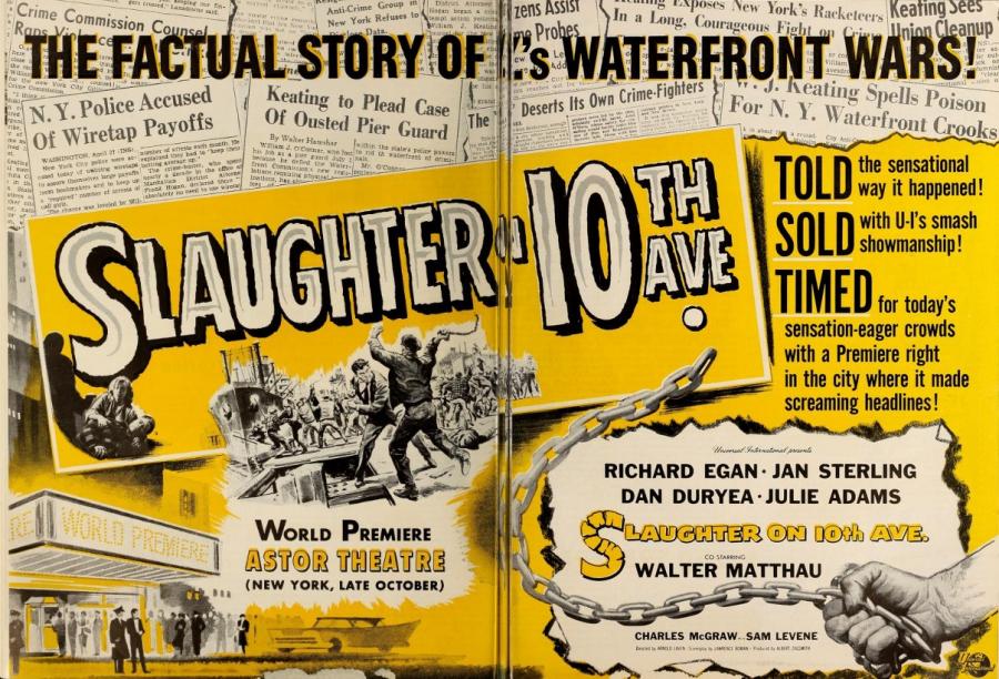 SLAUGHTER ON 10tH AVENUE box office USA 1957