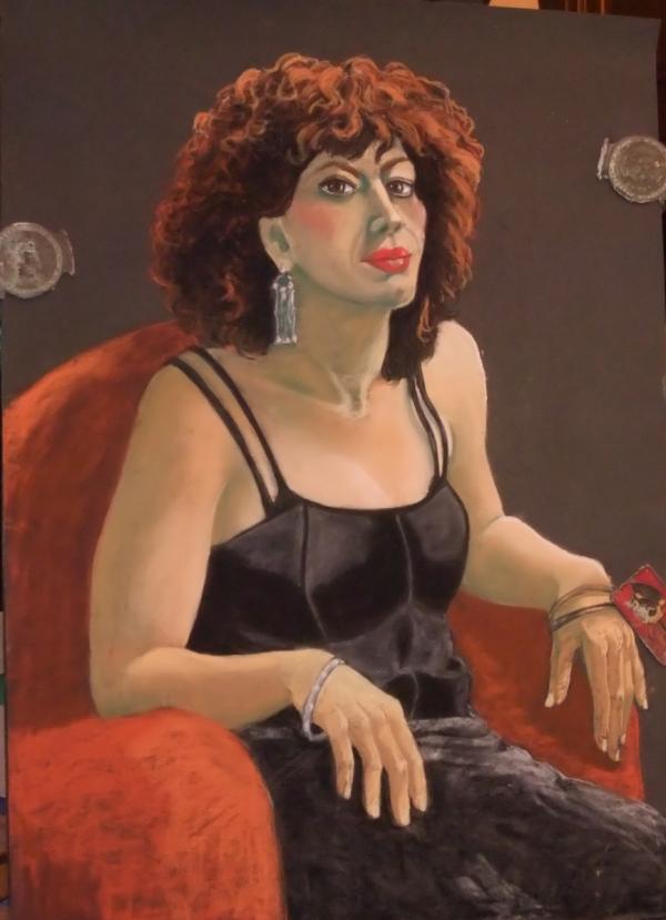 Mercredi - Portrait de femme aux pastels secs (suite et fin)