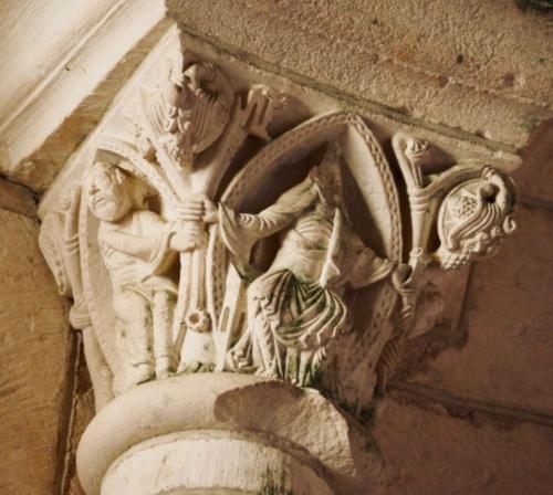 L'église de Gargilesse, les chapiteaux