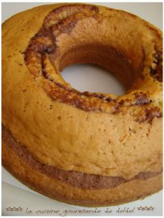 GÂTEAU MARBRÉ AU CHOCOLAT