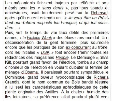 Il s'appelle Patrice Duterne et le pouvoir avec un "p" minuscule, il s'en tape