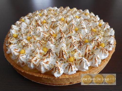 Tarte meringuée aux deux citrons