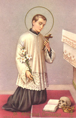 Saint Louis de Gonzague. Jésuite († 1591)