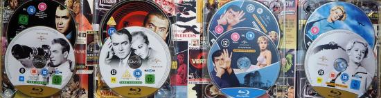 Alfred Hitchcock Les Classiques : Fenêtre sur cour / Sueurs Froides / Psychose / Les Oiseaux (4K Ultra HD + Blu-ray)