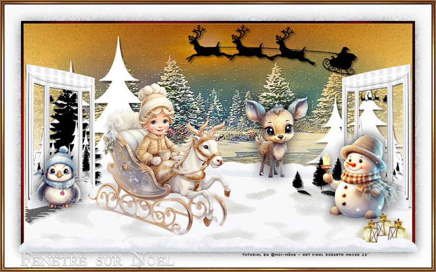 Fenêtre sur noël