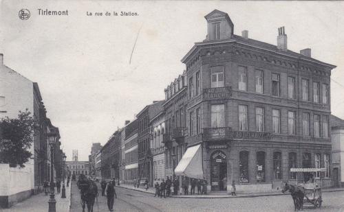 Tirlemont - Rue de la Station (où habita Soeur Vanderrhijn)