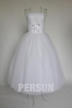 Robe de mariée en tulle longue au cheville