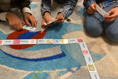 Jeu de dominos des mots repères 