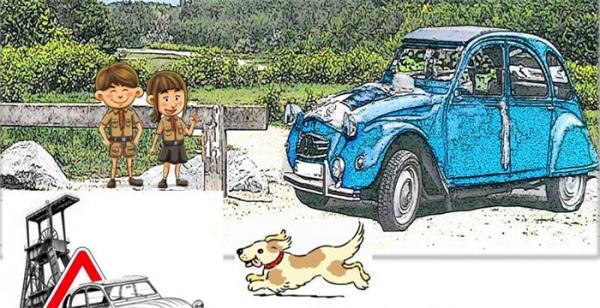 Concentration de 2 CV, à Condé-sur-l'Escaut
