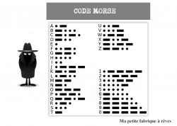 Anniversaire agent secret code morse