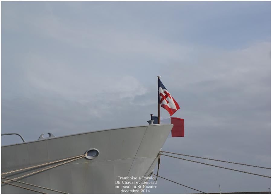 Escale des BE Chacal et Léopard à St Nazaire
