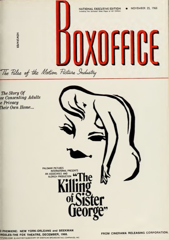 BOX OFFICE USA DU 21  JANVIER 1969 AU 27 JANVIER 1969
