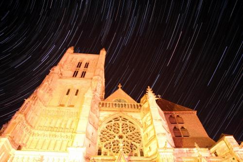 17 Août 2012 : Filé d'étoiles sur la cathédrale de Meaux