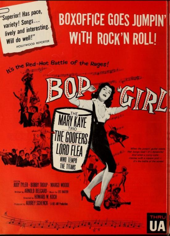 BOP GIRL BOX OFFICE USA 1957