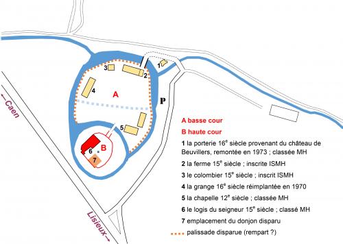 LES REMPARTS DE CREVECOEUR-EN-AUGE (Calvados)