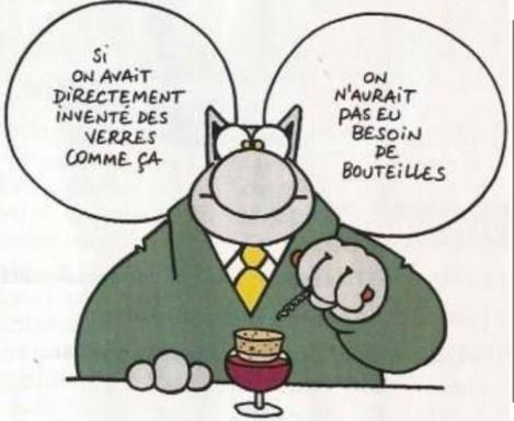et si nous parlions "bouteille" ...