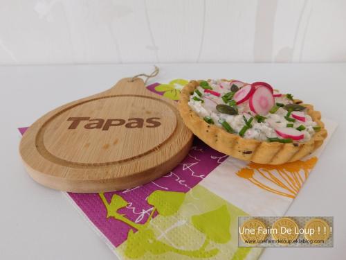 Tartelette fraîcheur aux radis  