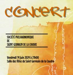 Vendredi 14 juin, concert de l'Harmonie