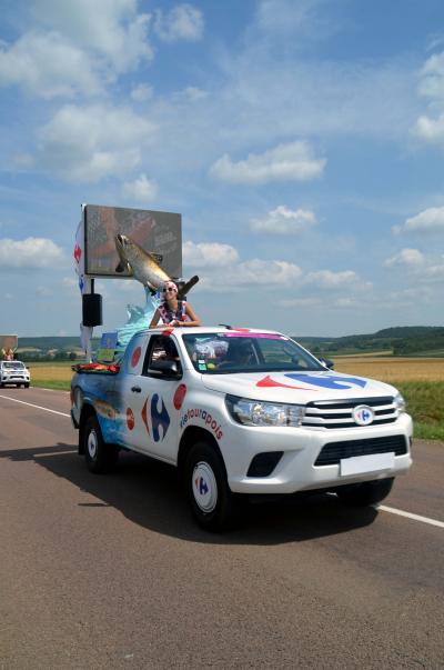Le passage du Tour de France à Courcelles