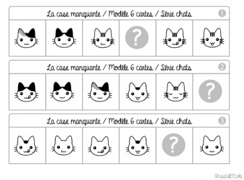 Discrimination visuelle : la case manquante