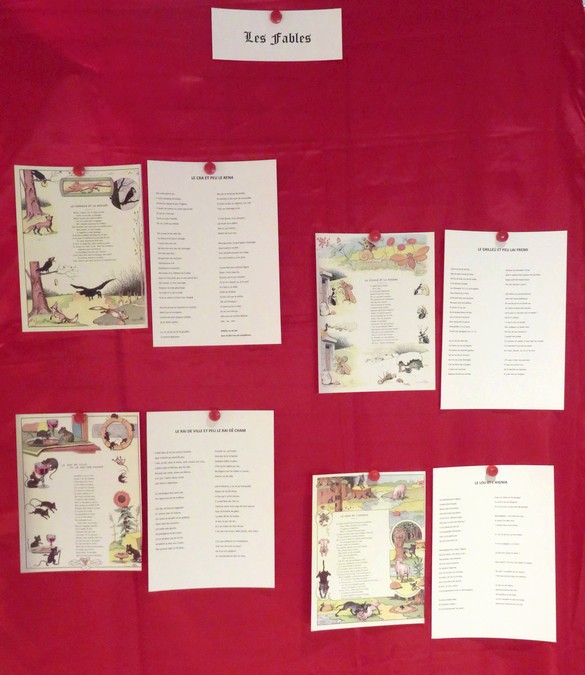 Une superbe exposition de livres de contes a eu lieu à la médiathèque Victorine de Chastenay