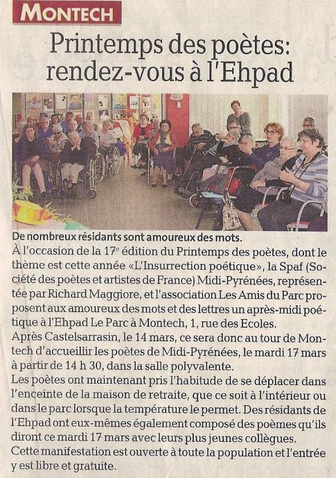 LA PRESSE EN MARS