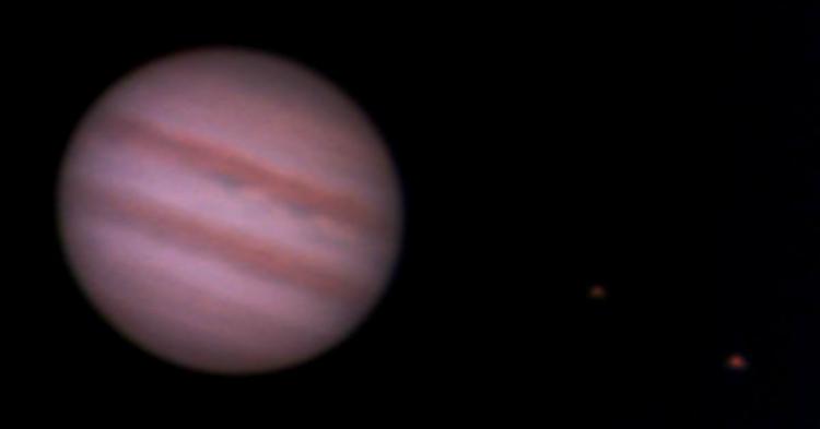 Jupiter 2016-03-15 : beaucoup d'humidité et de turbulences