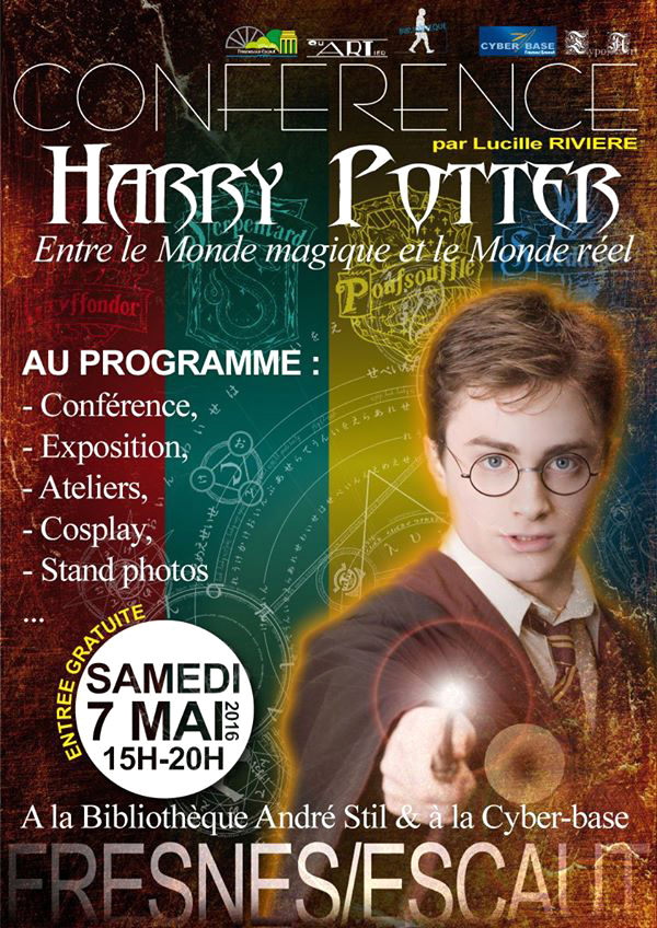 Harry Potter, conférence à Fresnes-sur-Escaut le 7 mai