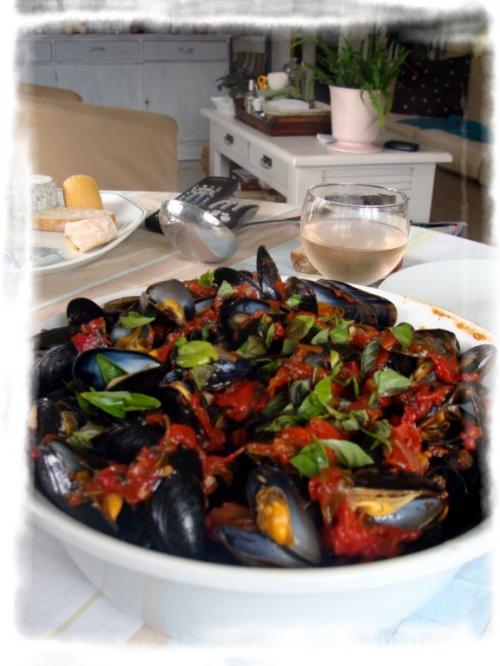 Recette Moules à l'Italienne