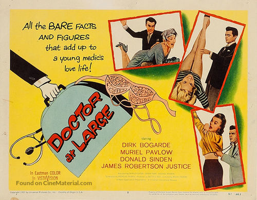 DOCTOR AT LARGE box office USA 1957