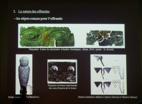 "Les offrandes dans les sanctuaires gaulois et gallo-romains bourguignons", une conférence de Samantha Heitzmann pour les Amis du Musée du Pays Châtillonnais-Trésor de Vix