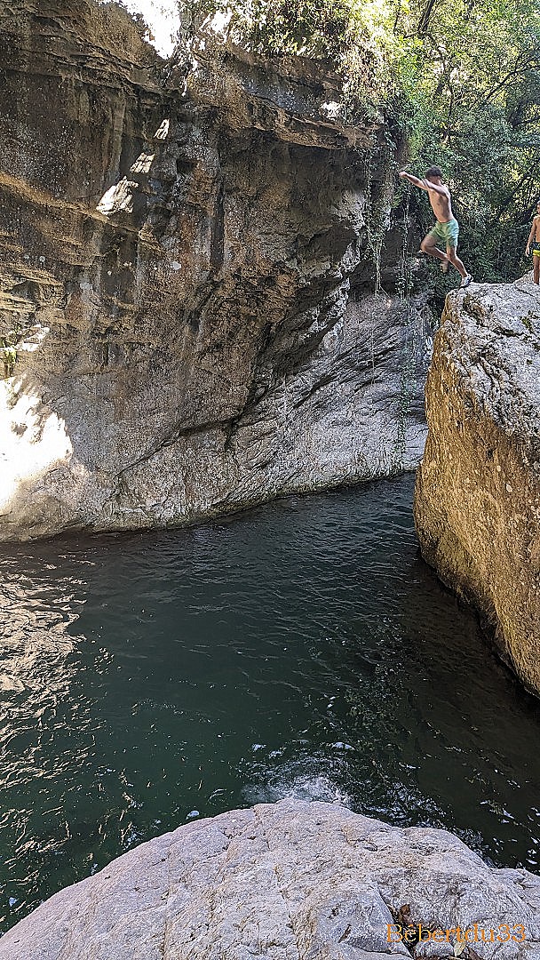 une cascade à Sospel 