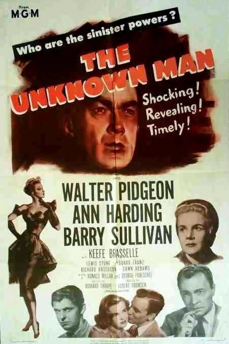 THE UNKNOW MAN BOX OFFICE USA 1951