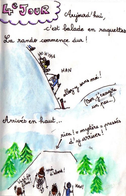 Voyage au ski - 4e jour