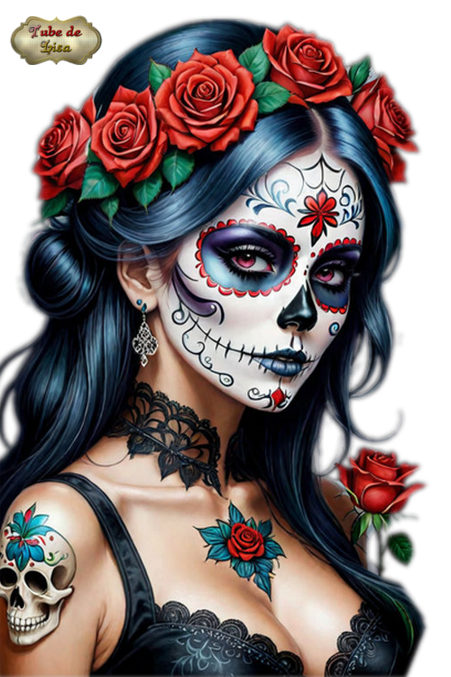 Halloween sugar skull 17