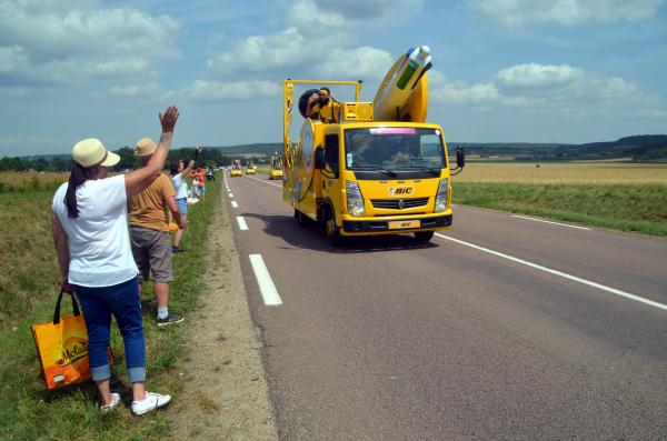 Le passage du Tour de France à Courcelles