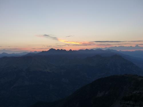 Lever de soleil au sommet de Dormillouse