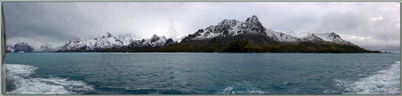 Les derniers Zodiac remontés sur le pont supérieur, nous reprenons la mer vers le Fjord Drygalski - Cooper Bay - Géorgie du Sud