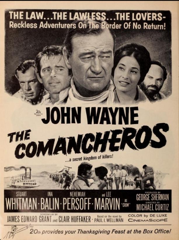 THE COMANCHEROS (LES COMANCHEROS) box office usa 1961 box office usa 1961