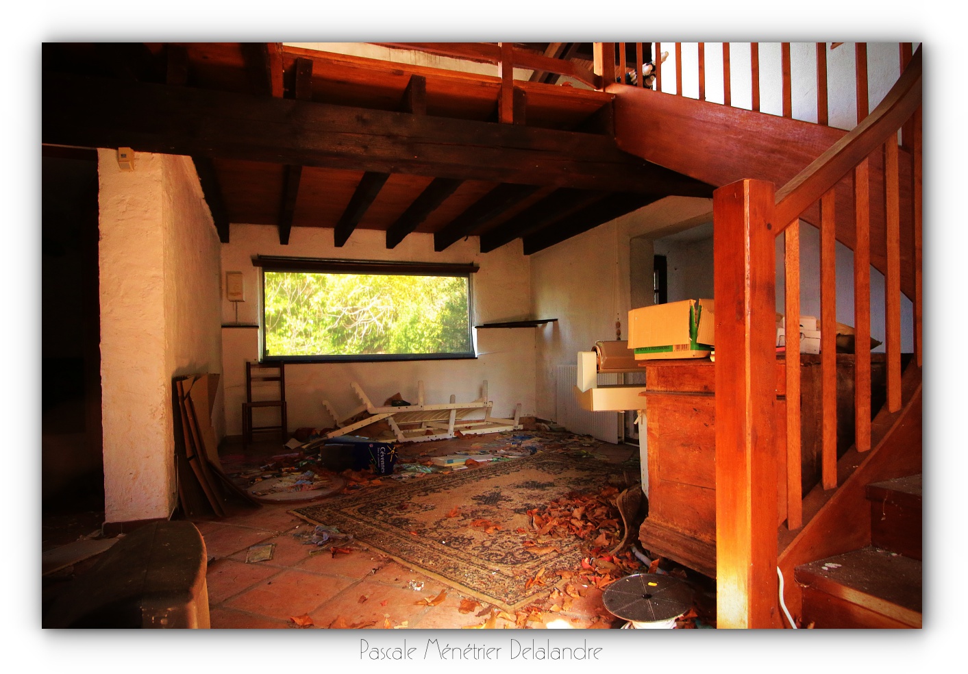 Urbex en Cévennes, Gard (3/4) - L'hôtel, ses salons et terrasses.