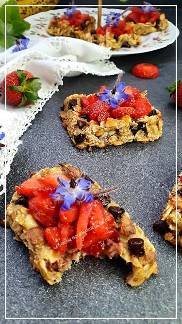 TARTELETTES A LA FRAISE HEALTHY