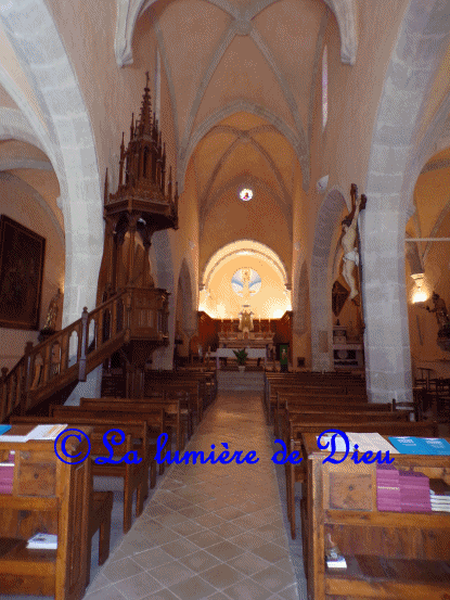 La Roquebrussanne, l'église Saint Sauveur