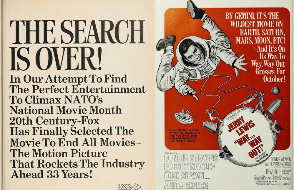 WAY WAY OUT box office usa 1966